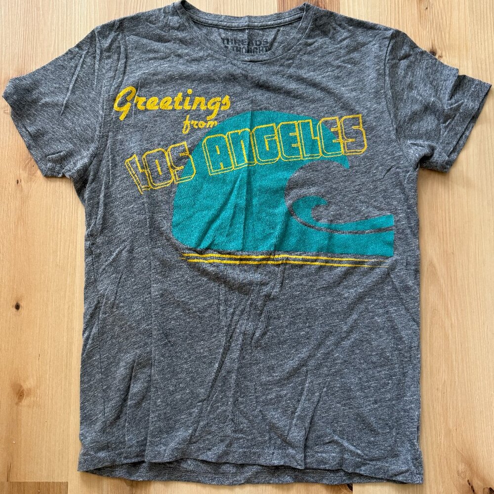 Threads 4 Thought sustainable organic Greetings From Los Angeles t-shirt M